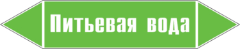 Маркировка трубопровода "питьевая вода" (пленка, 252х52 мм) - Маркировка трубопроводов - Маркировки трубопроводов "ВОДА" - Магазин охраны труда и техники безопасности stroiplakat.ru